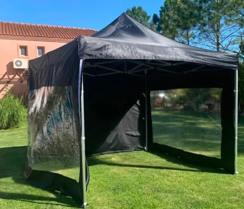 Gazebo 3x3 de aluminio reforzado