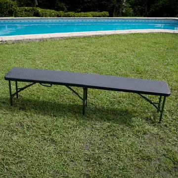 Banco Símil Rattan 1.80m